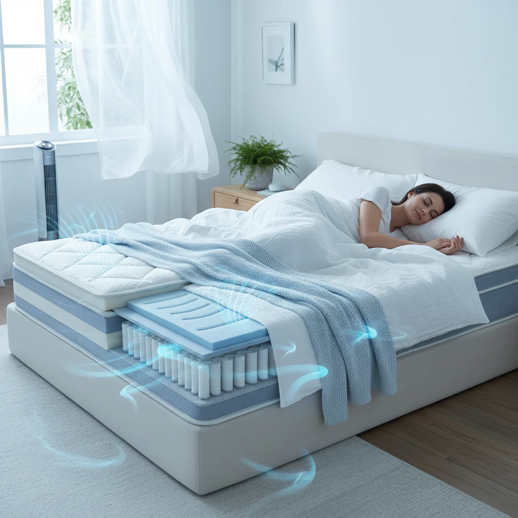 Best Cooling Foam Mattress for Hot Sleepers (2026): Sleep Cooler, Stop Night Sweats & Wake Up Refreshed