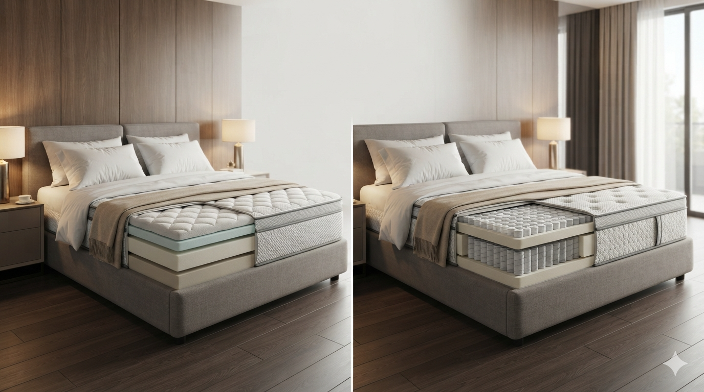 Hotel Quality Foam Mattress vs Hybrid Hotel Quality Foam Mattress vs Hybrid